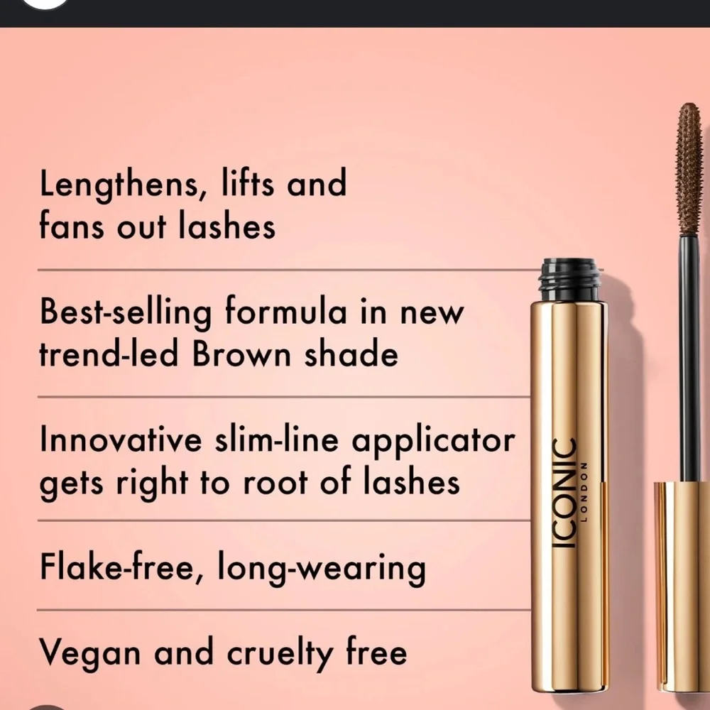 💝NIB ICONIC London Triple Threat Brown Mascara💝